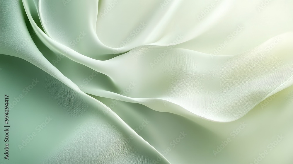 Poster soft light green background with subtle textures and gentle shadows, providing a vibrant and calming