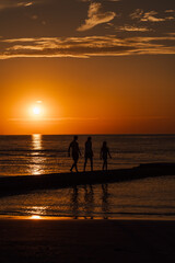 Beautiful Sunsets in Nieuwpoort, Noordzee