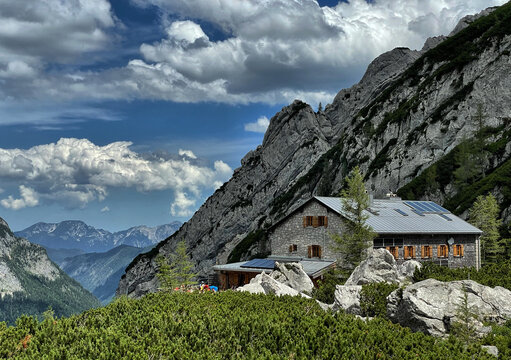 Blaueish&uuml;tte, Alpen, Bayern, Deutschland