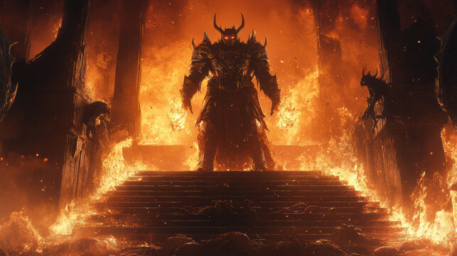 Demon King in Flames.
