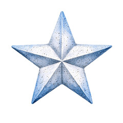 Obraz premium A detailed illustration of a three-dimensional star shape