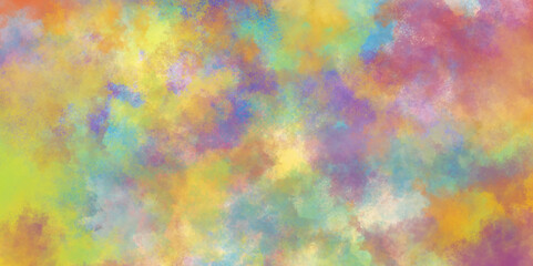 Old watercolor paper background with watercolor splashes, Multi colored pastel background of watercolor, pastel watercolor summer delicate paint of various colors and watercolor stains.