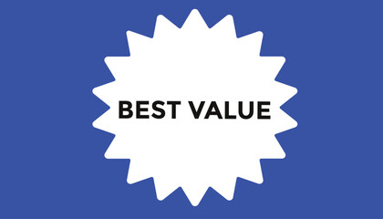 Best value button web banner templates. Vector Illustration 
