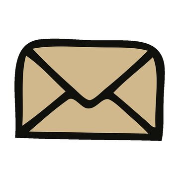 cute cartoon of a paper envelope