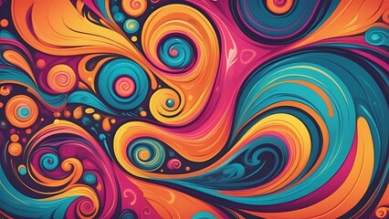 Colorful seamless pattern background design