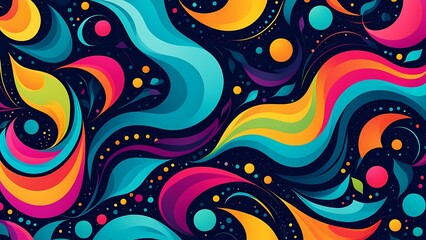 Colorful seamless pattern background design