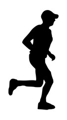 Person Running Silhouette