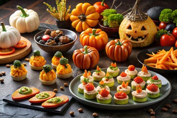 * Halloween finger food for adults too