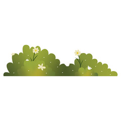 cute grass illustration transparent background