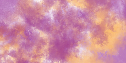 Soft and cloudy Rainbow gradient watercolor background, bright Abstract brush painted watercolor drawing texture, Light multicolor pastel watercolor background paper texture.