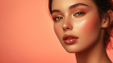 Beautiful Woman with Makeup