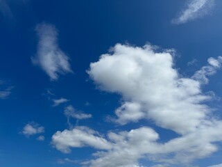 青い空と白い雲