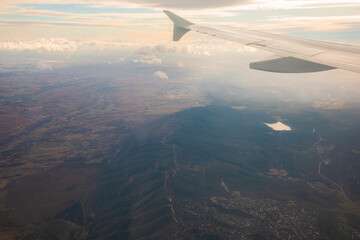 Fototapeta premium Dublin, Ireland - Flying over the city