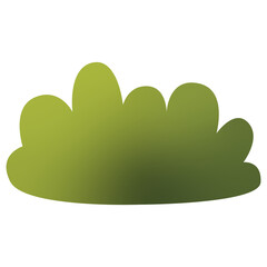 cute grass illustration transparent background