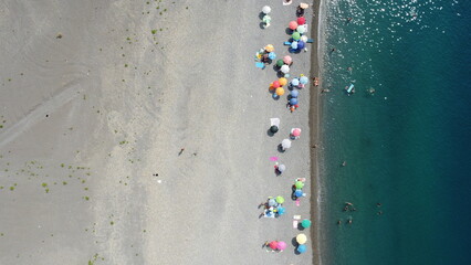 Spiaggia ripresa dall'alto - fotografia aerea