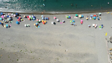 Spiaggia ripresa dall'alto - fotografia aerea