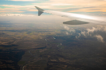 Dublin, Ireland - Flying over the city