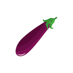 Eggplant logo vector icon illustration