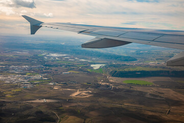Dublin, Ireland - Flying over the city