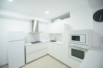 modern kitchen in house