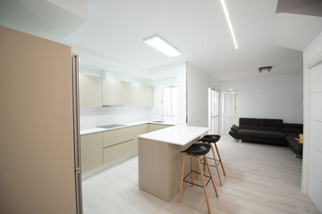 interior of a kitchen