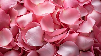 Obraz premium pink rose petals 