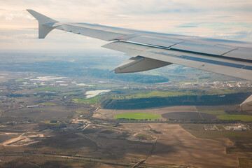 Dublin, Ireland - Flying over the city