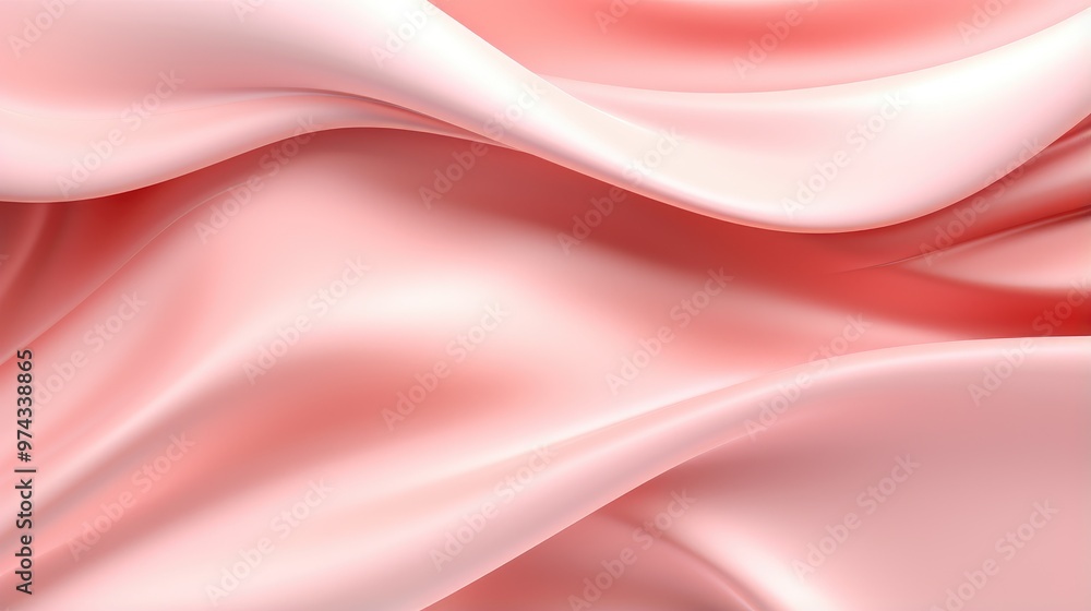 Poster a soft, pink and white abstract background with smooth, flowing lines. the colors create a sense of 