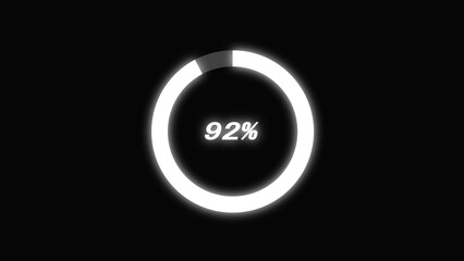 Loading Progress Bar Illustration Background.