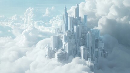 City in the Clouds: A Futuristic Vision