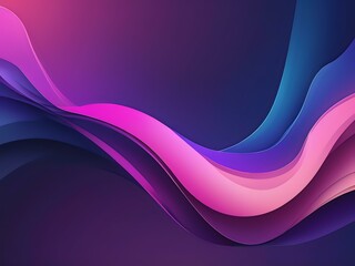 Obraz premium Abstract background gradient base color blue purple pink blurred and wavy 