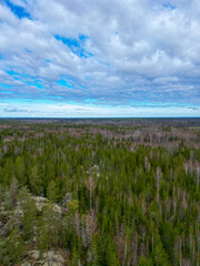 Schweden, Sweden, Sunset, Wald, Forest, Bäume, Trees, Landschaften, Landscapes, See, Lake, einsam, Urlaub, wunderschön, Drohnen, Droneshots, River, Fluss, wild, Natur, abgelegen, Inseln, Island,