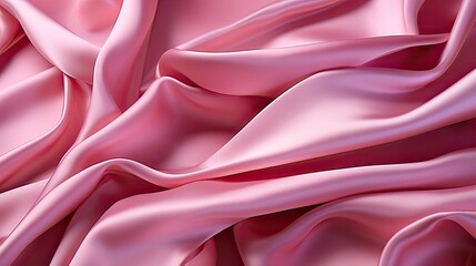 Obraz premium pink silk fabric HD 8K wallpaper Stock Photographic Image 