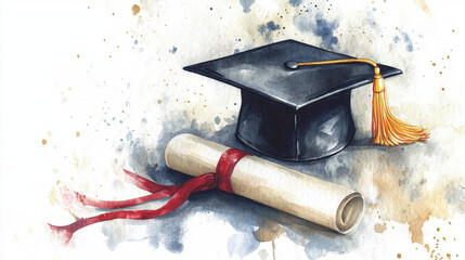 Graduation Cap & Diploma.