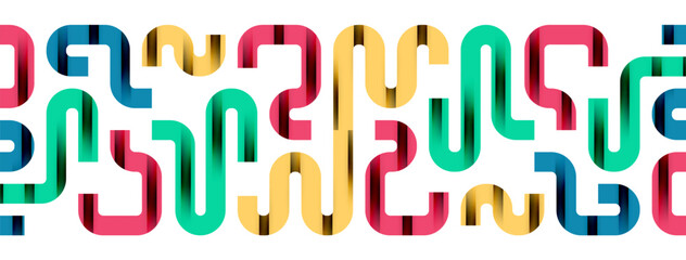 Lines, abstract letter style design background. Geometric vector Illustration For Wallpaper, Banner, Background, Card, Book Illustration, landing page