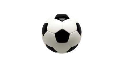 Fototapeta premium Soccer ball isolated on white. Football and sports Png.