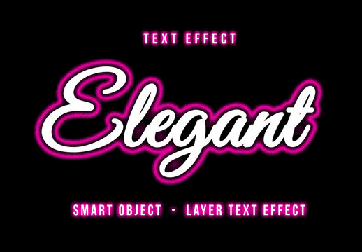 Elegant Text Effect Mockup