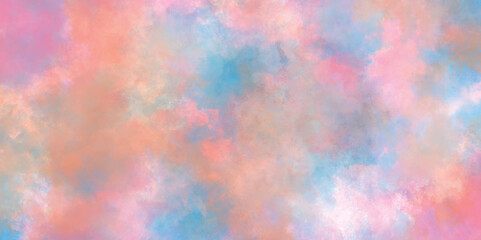 Holographic rainbow color paper texture, blur holographic rainbow foil iridescent panoramic texture with cloudy stains, amazing colorful abstract watercolor texture.