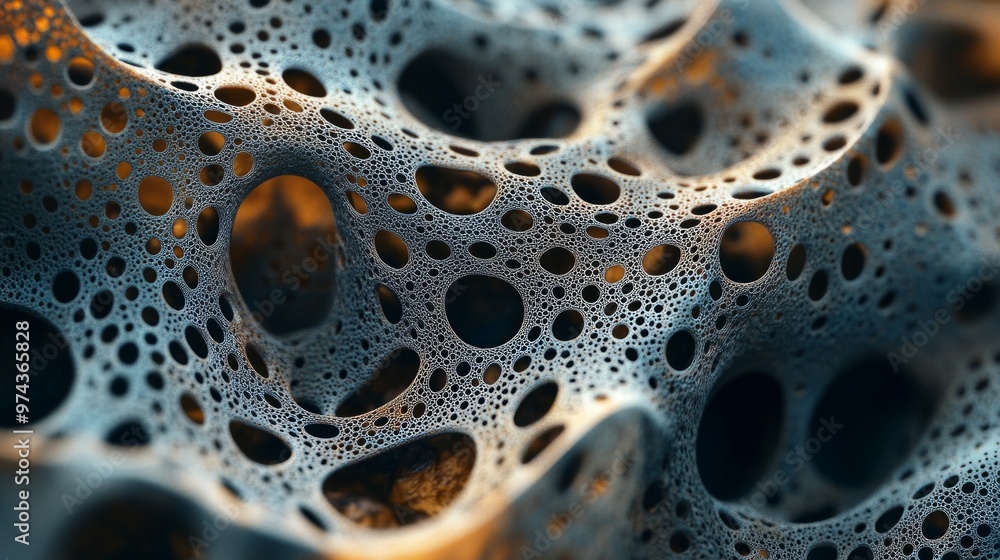Poster detailed close-up of high-fidelity neural network-generated textures showcasing intricate patterns a