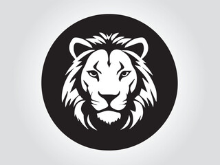 Black animals logo icon on white background
