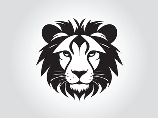 Black animals logo icon on white background