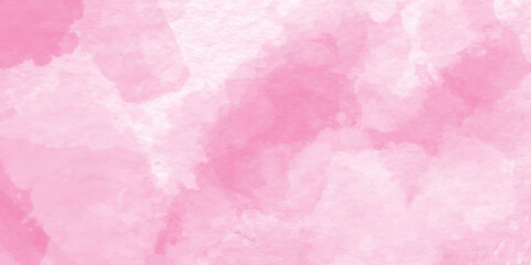pastel hand painted watercolor of pink texture, Abstract grainy fantasy smooth light pink watercolor paper texture with clouds, Grunge pink background, Stain artistic hand painted texture of pink.
