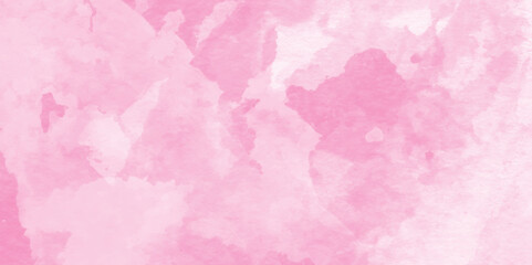 pastel hand painted watercolor of pink texture, Abstract grainy fantasy smooth light pink watercolor paper texture with clouds, Grunge pink background, Stain artistic hand painted texture of pink.