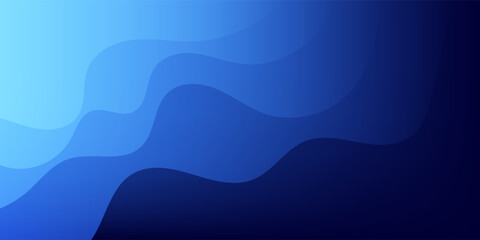 Abstract blue wave geometric background. Dynamic shapes composition.