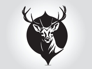 Black animals logo icon on white background