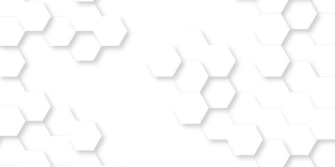 3d white hexagon realistic mesh cell honeycomb texture. geometric white grid emboss hexagonal background. luxury emboss honeycomb white pattern shadow polygonal square web connection.