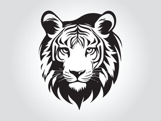 Black animals logo icon on white background