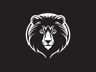 Black animals logo icon on white background