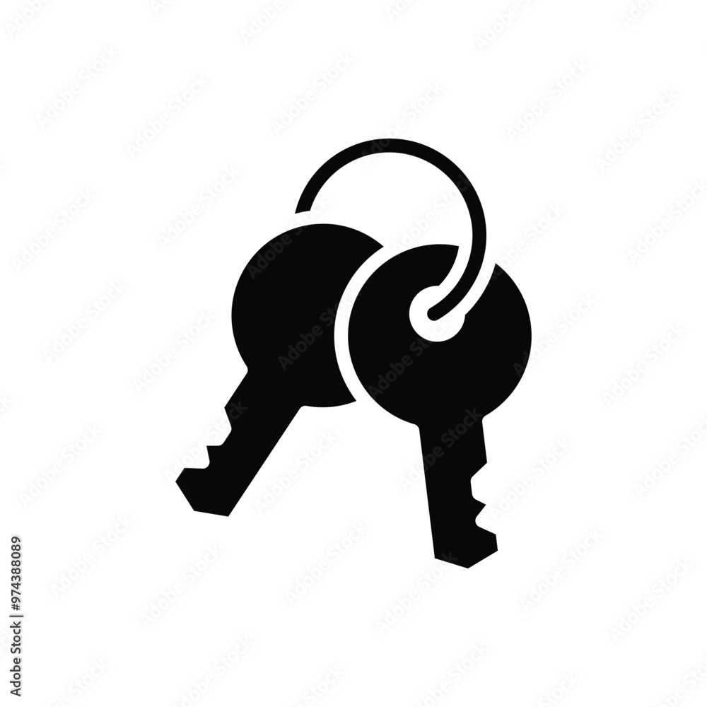 Poster key solid icon vector design good for web or mobile app