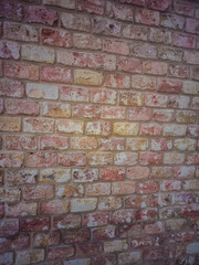  red brick wall background close up